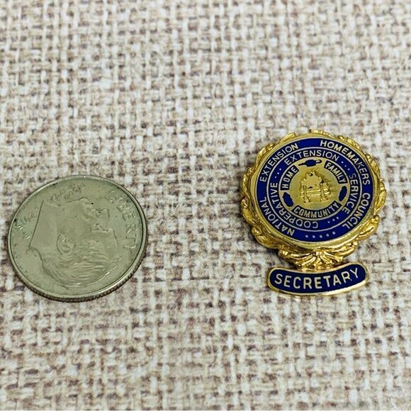 VTG National Homemakers Extension Secretary Pin - Picture 1 of 2